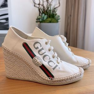 Brand new Gucci wedges - never worn!